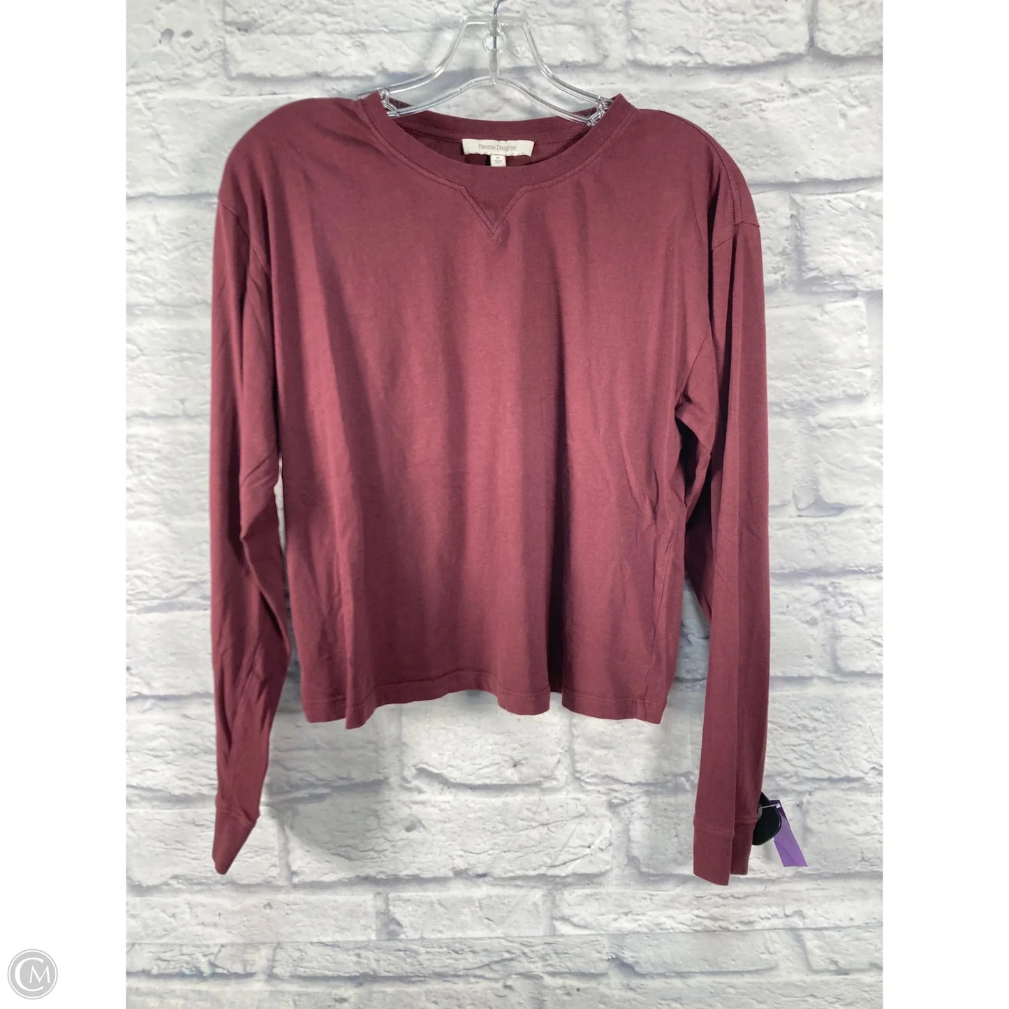 Top Long Sleeve By Favorite Daughter In Red, Size: Xs