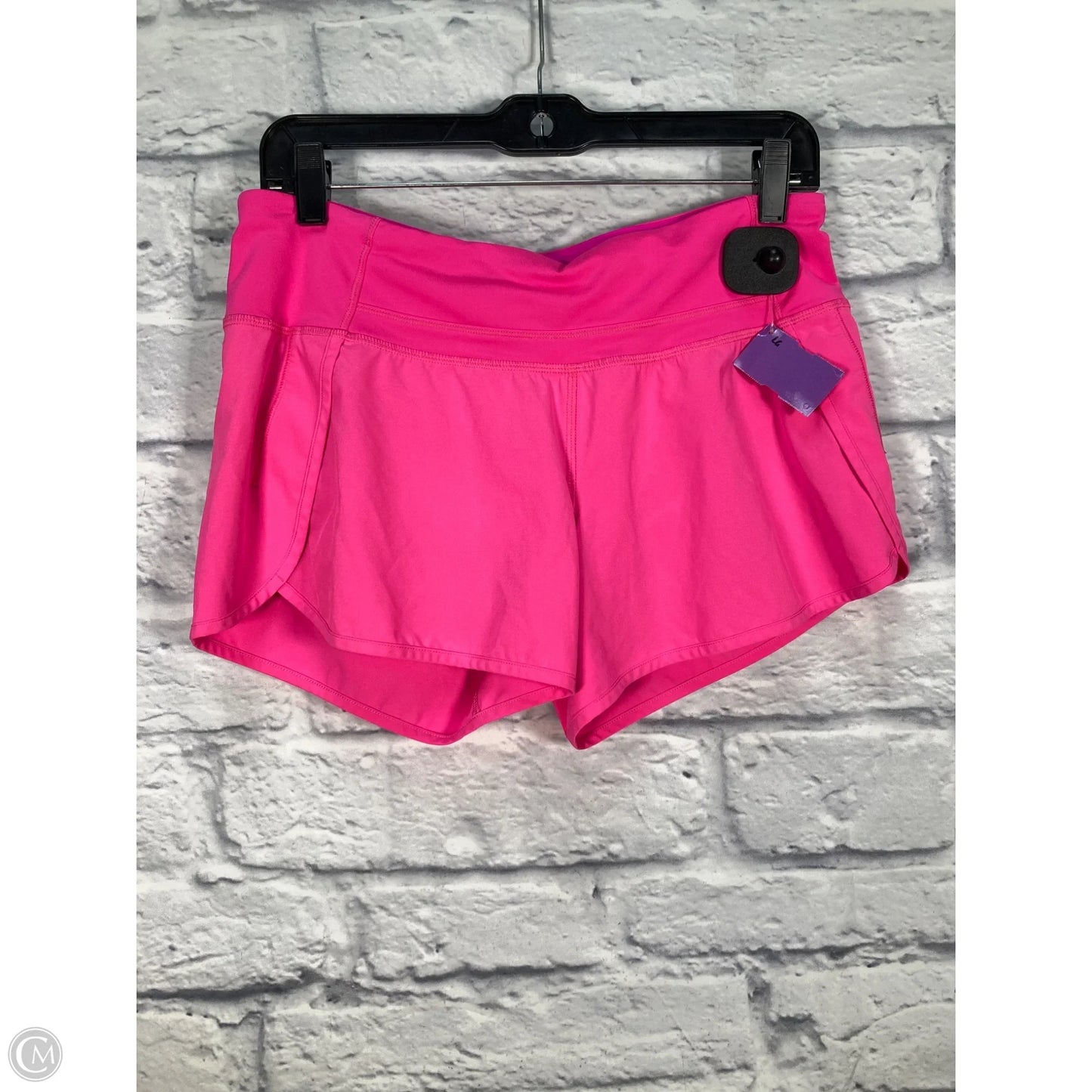 Athletic Shorts By Lululemon In Pink, Size: 6
