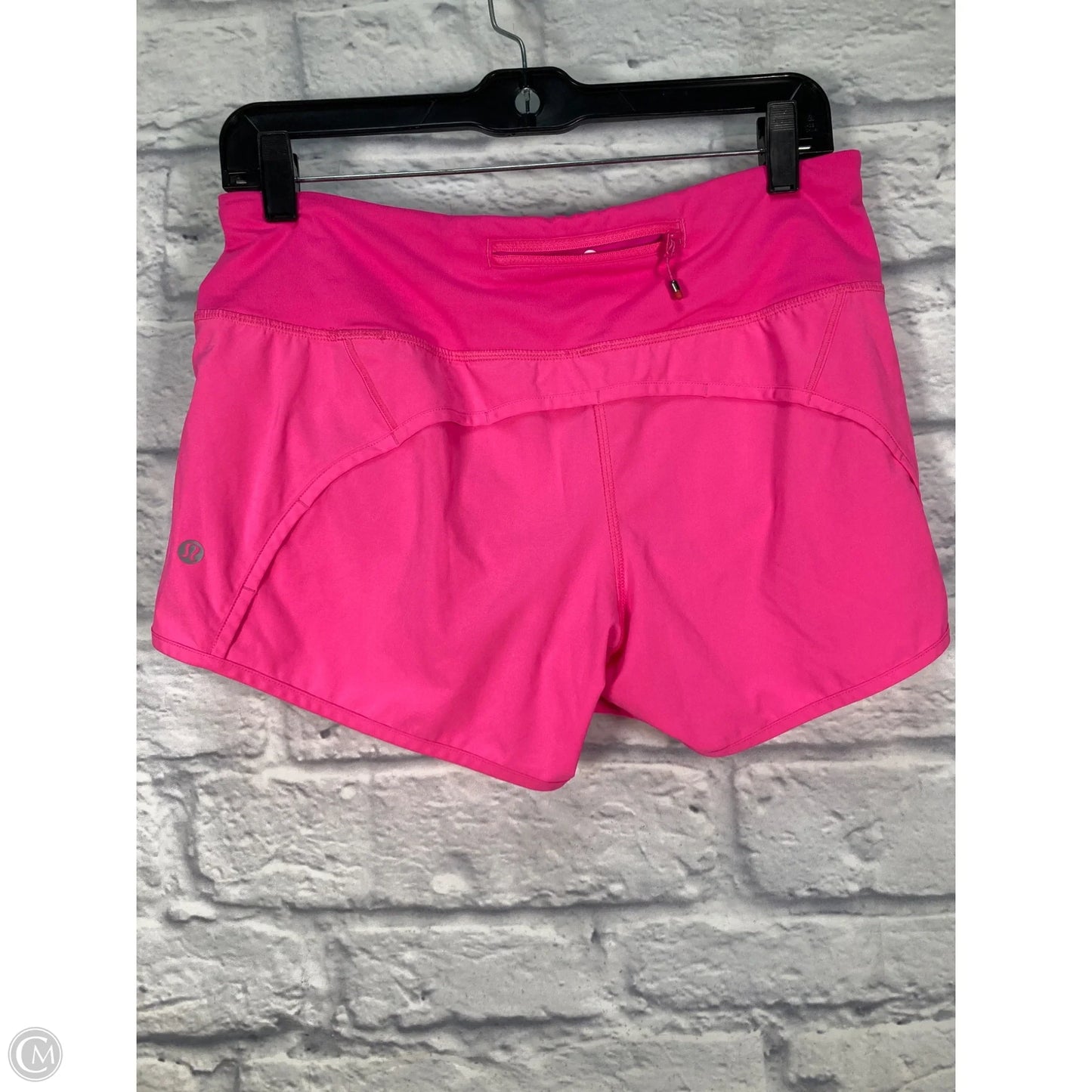 Athletic Shorts By Lululemon In Pink, Size: 6