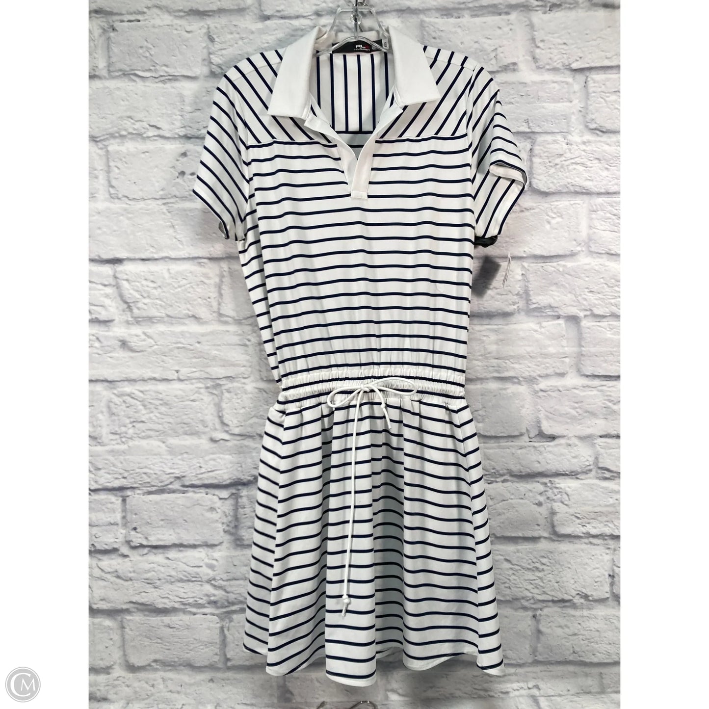 Athletic Dress By Rlx In Striped Pattern, Size: M