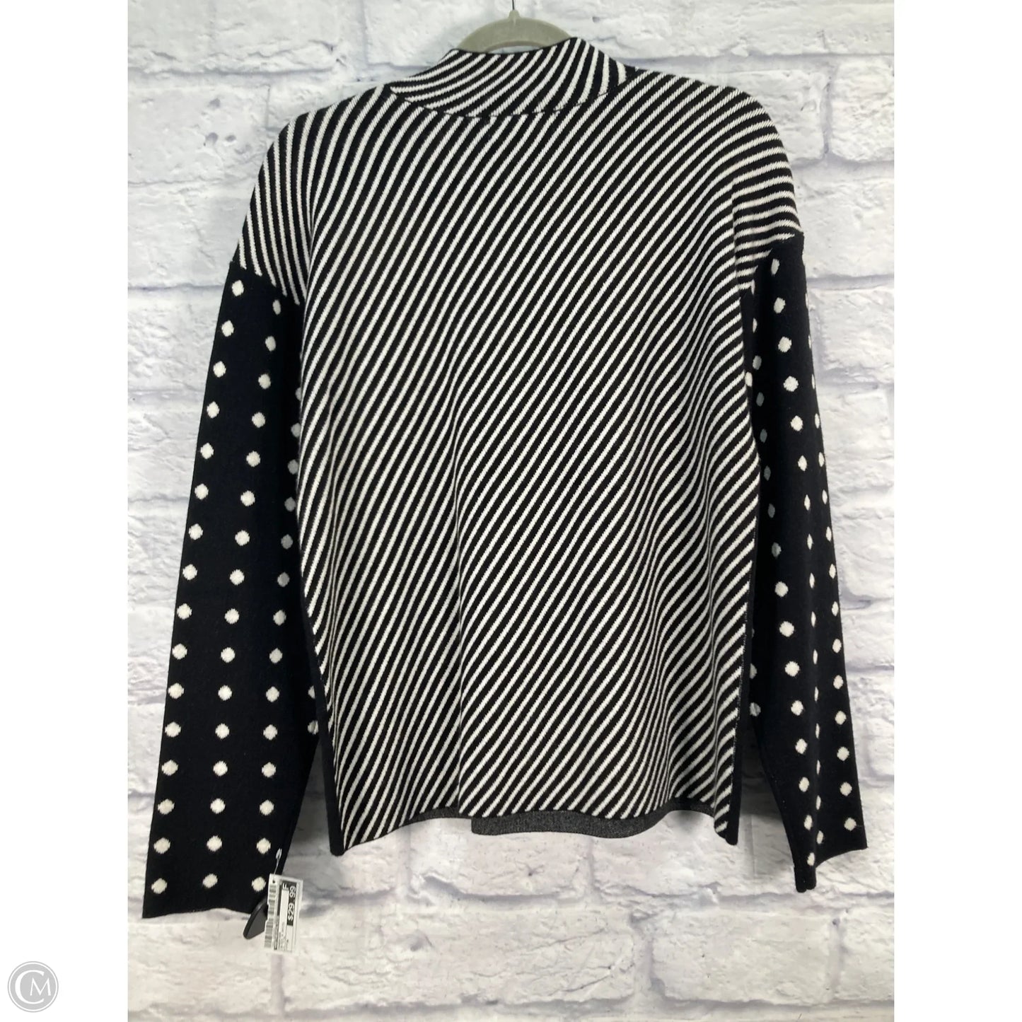 Sweater By Anthropologie In Black & White, Size: M