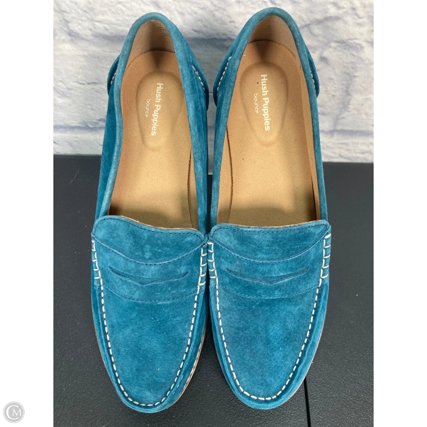 Shoes Flats By Hush Puppies In Blue, Size: 9