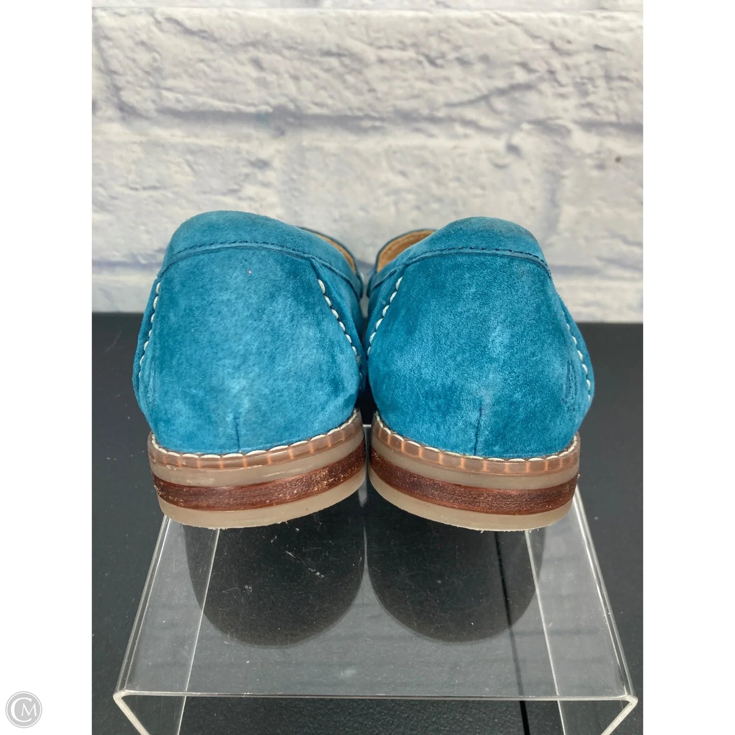 Shoes Flats By Hush Puppies In Blue, Size: 9
