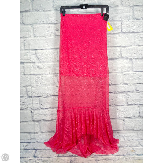 Skirt Maxi By Anthropologie In Pink, Size: 2