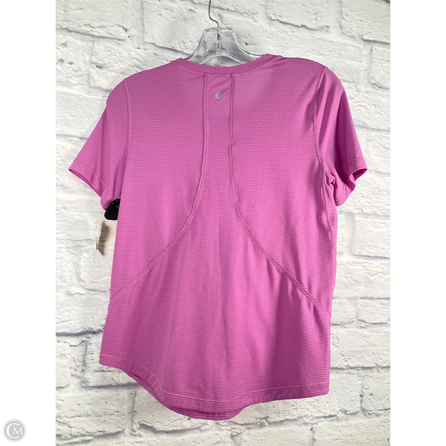 Athletic Top Short Sleeve By Lululemon In Purple, Size: S