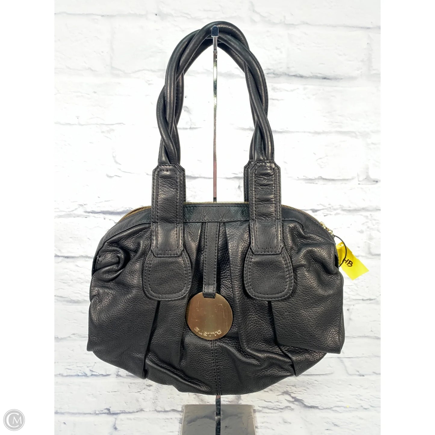 Handbag Leather By Clothes Mentor, Size: Large
