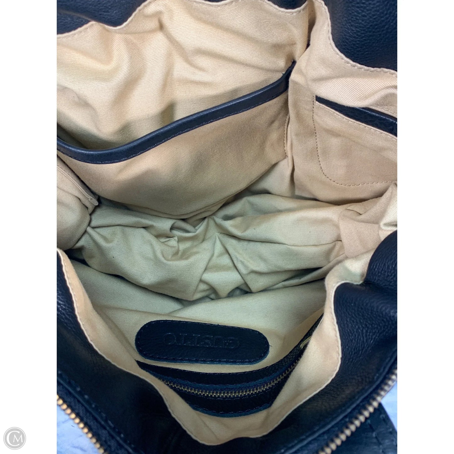 Handbag Leather By Clothes Mentor, Size: Large