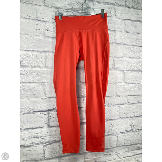 Athletic Leggings By Lululemon In Pink, Size: S