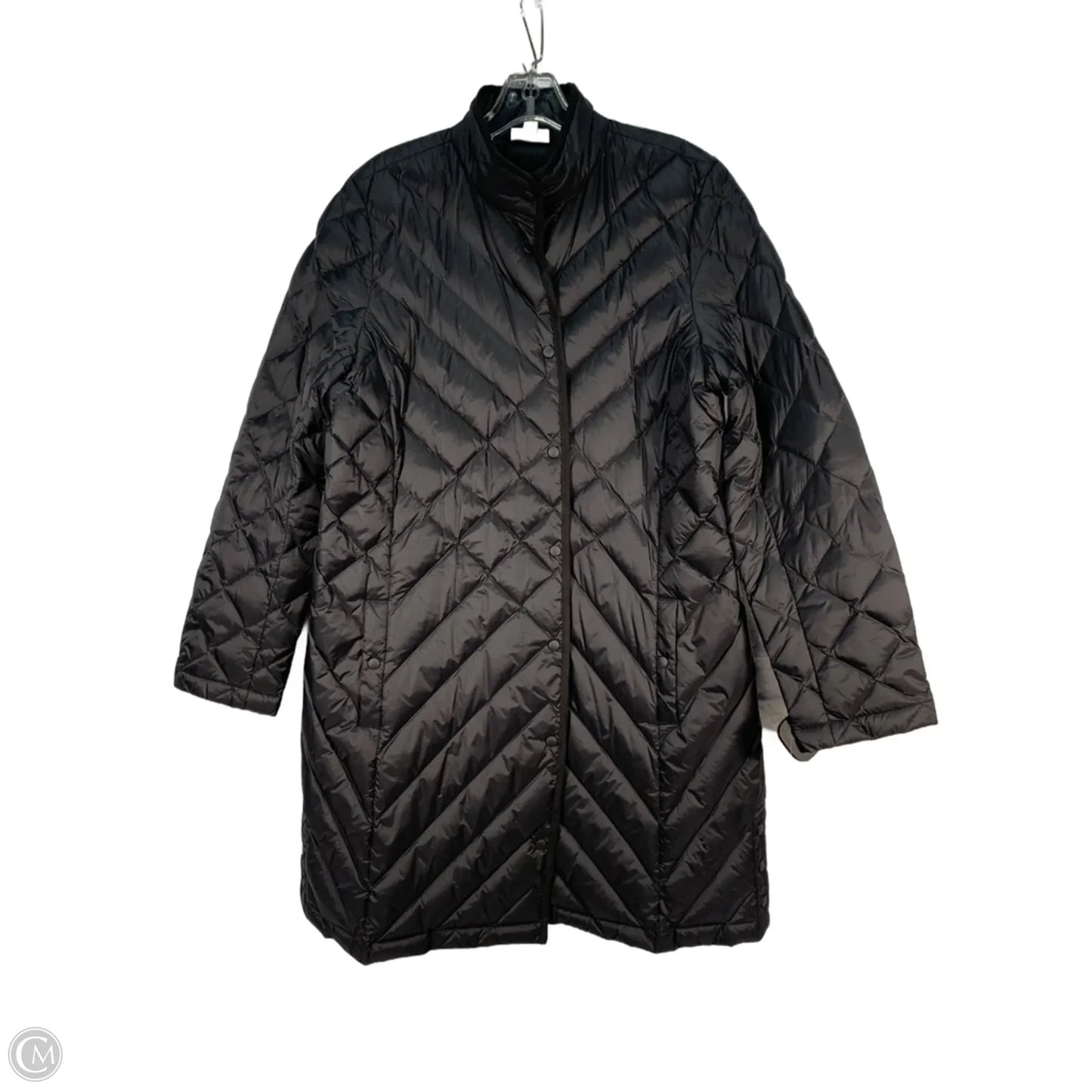 Coat Parka By J. Jill In Black, Size: L