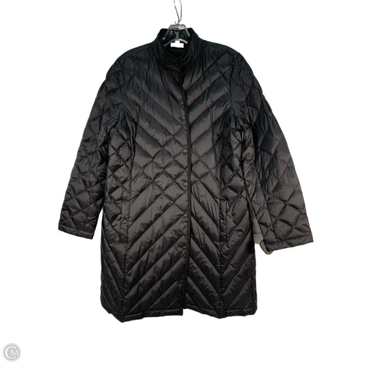 Coat Parka By J. Jill In Black, Size: L