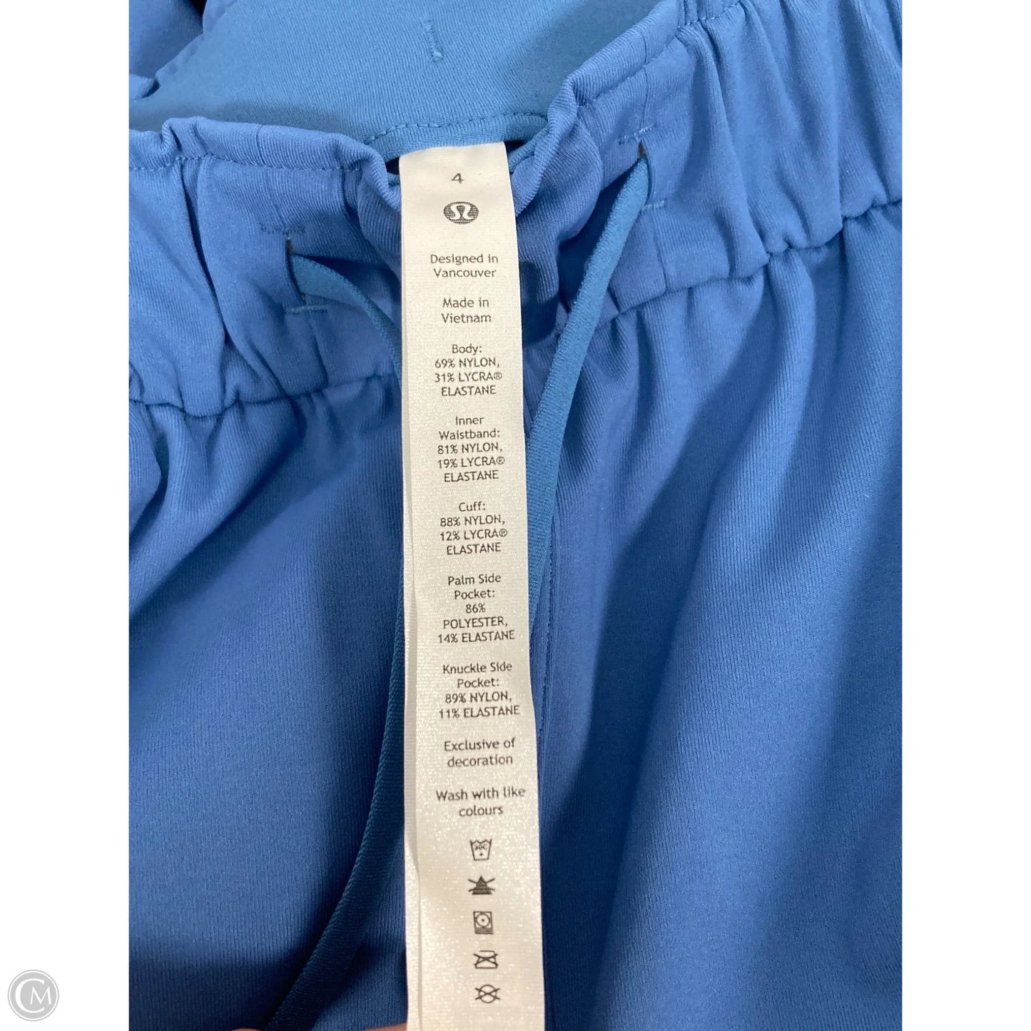 Athletic Pants By Lululemon In Blue, Size: S