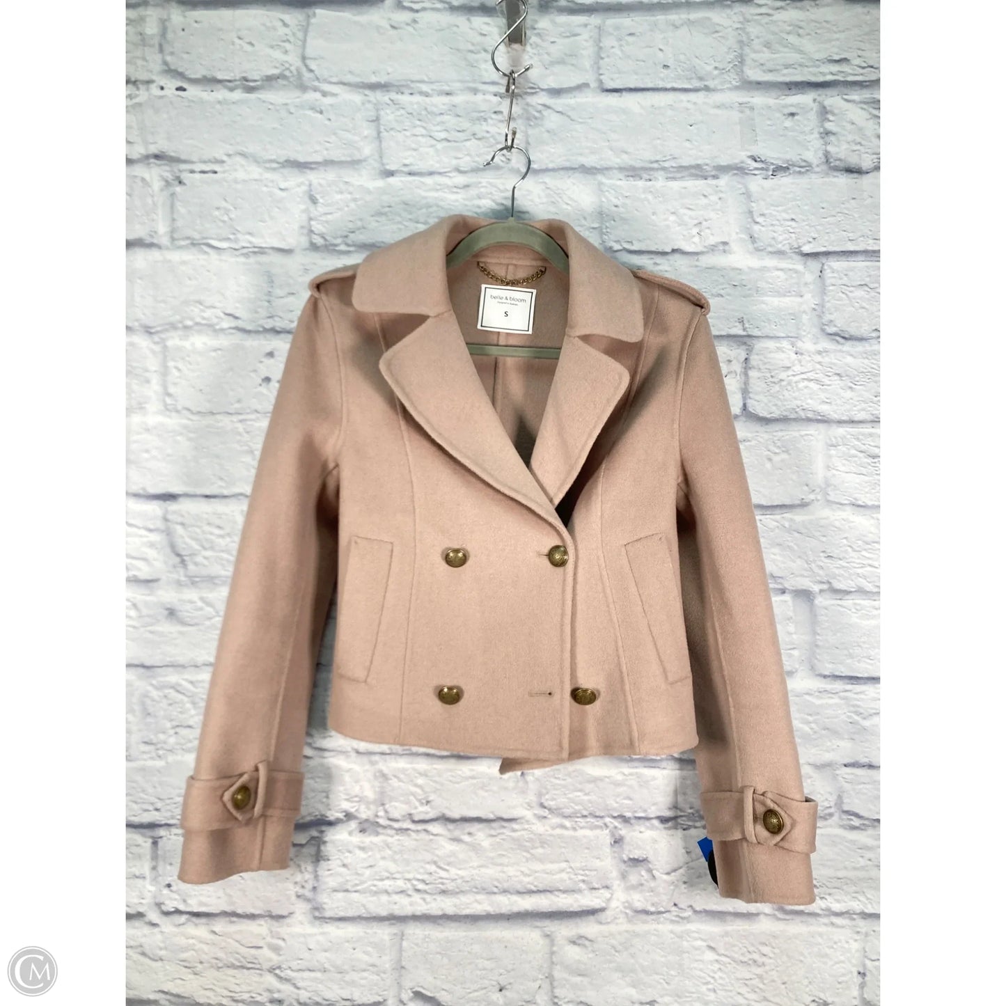 Blazer By Clothes Mentor In Brown, Size: S