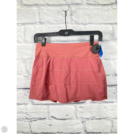 Athletic Skirt By Lululemon In Pink, Size: Xs