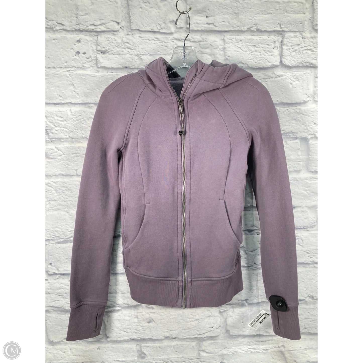 Athletic Jacket By Lululemon In Purple, Size: Xs
