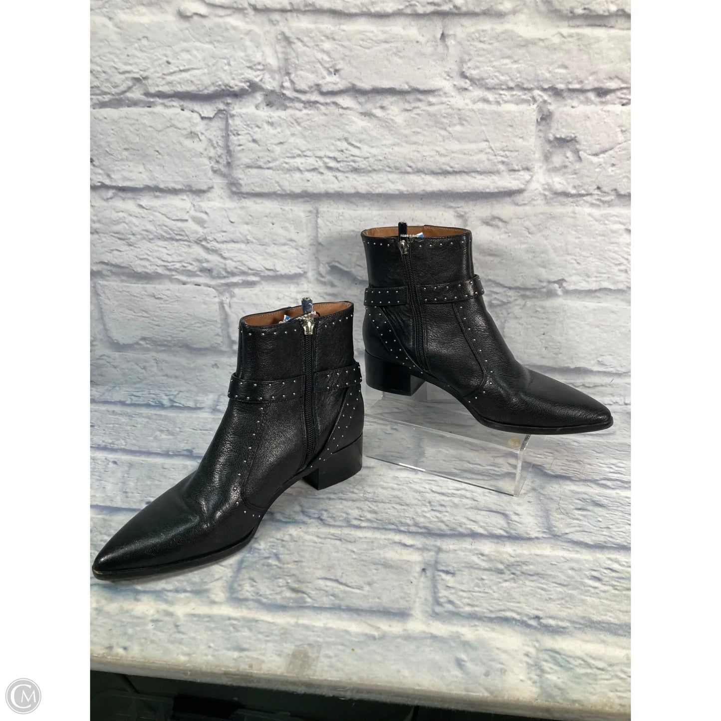 Boots Ankle Heels By Antonio Melani In Black, Size: 8