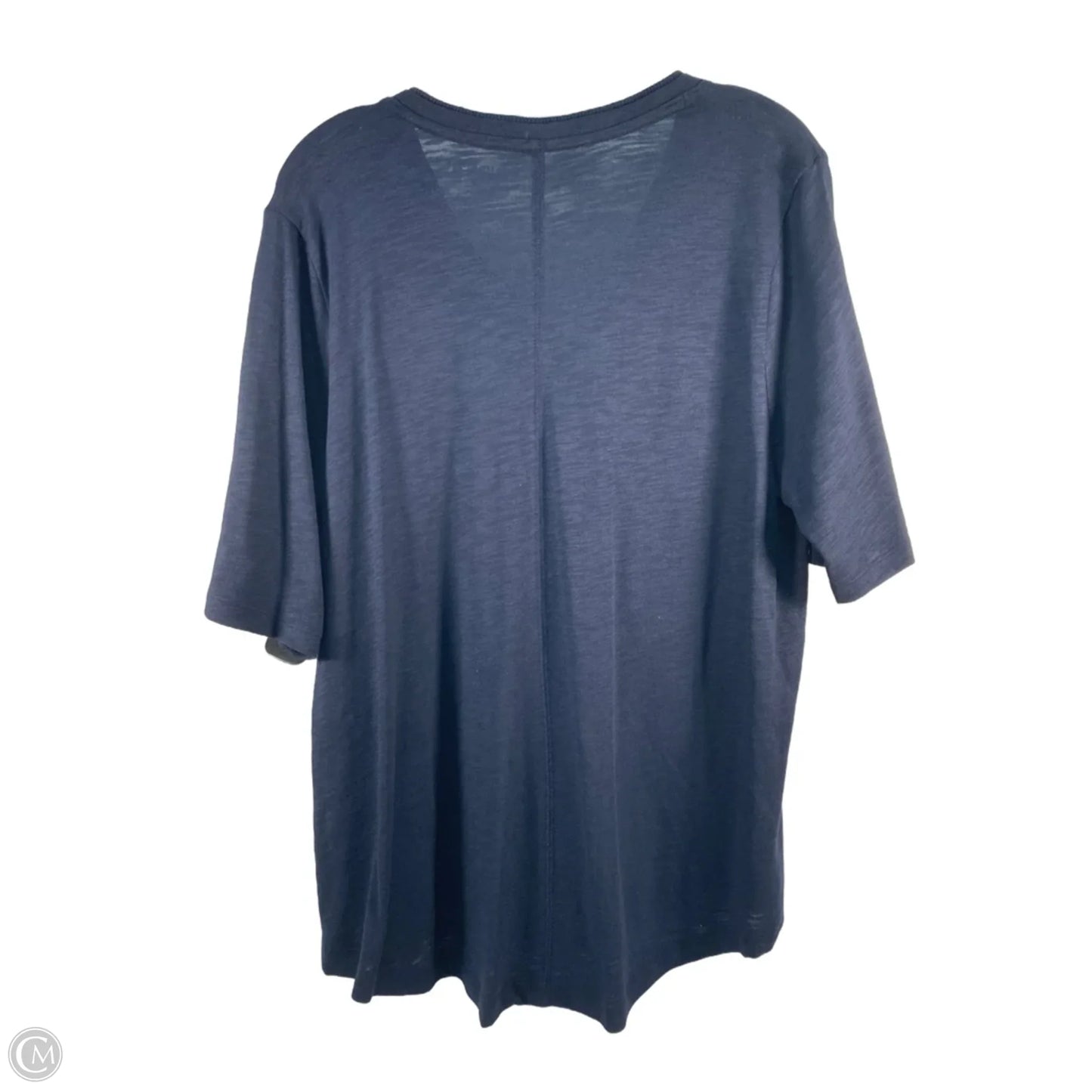 Top Short Sleeve By Chicos In Blue, Size: Xl