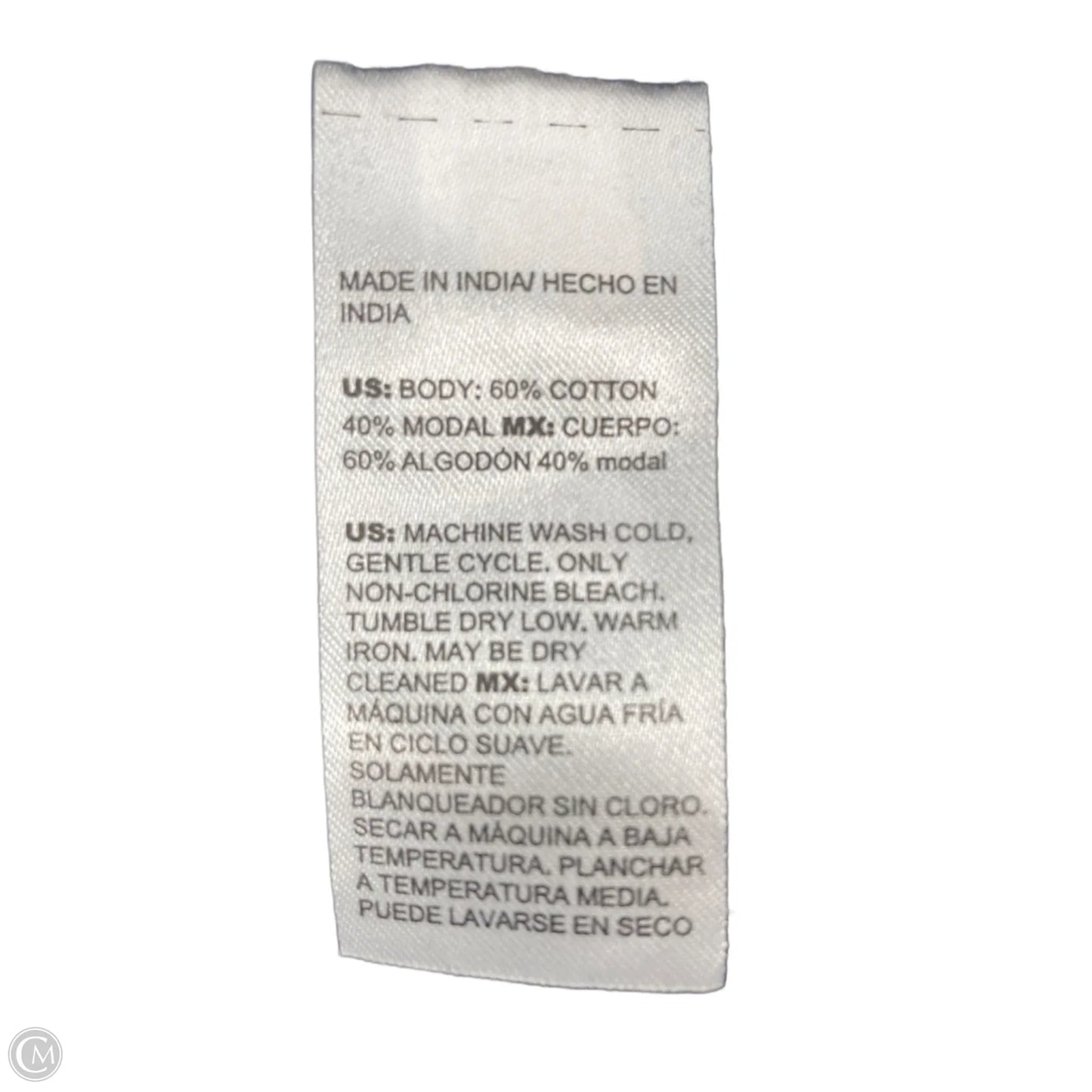 Top Short Sleeve By Chicos In Blue, Size: Xl