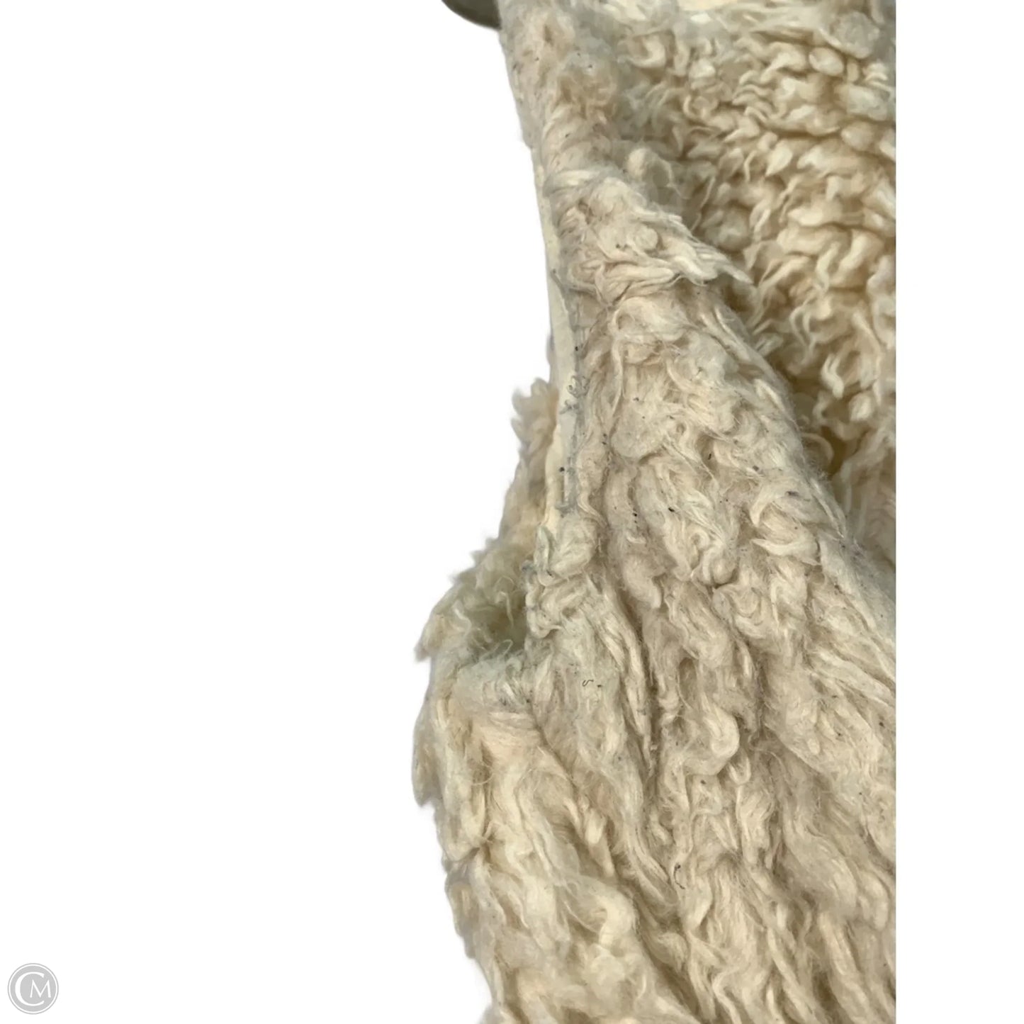 Vest Faux Fur & Sherpa By Anthropologie In Cream, Size: M