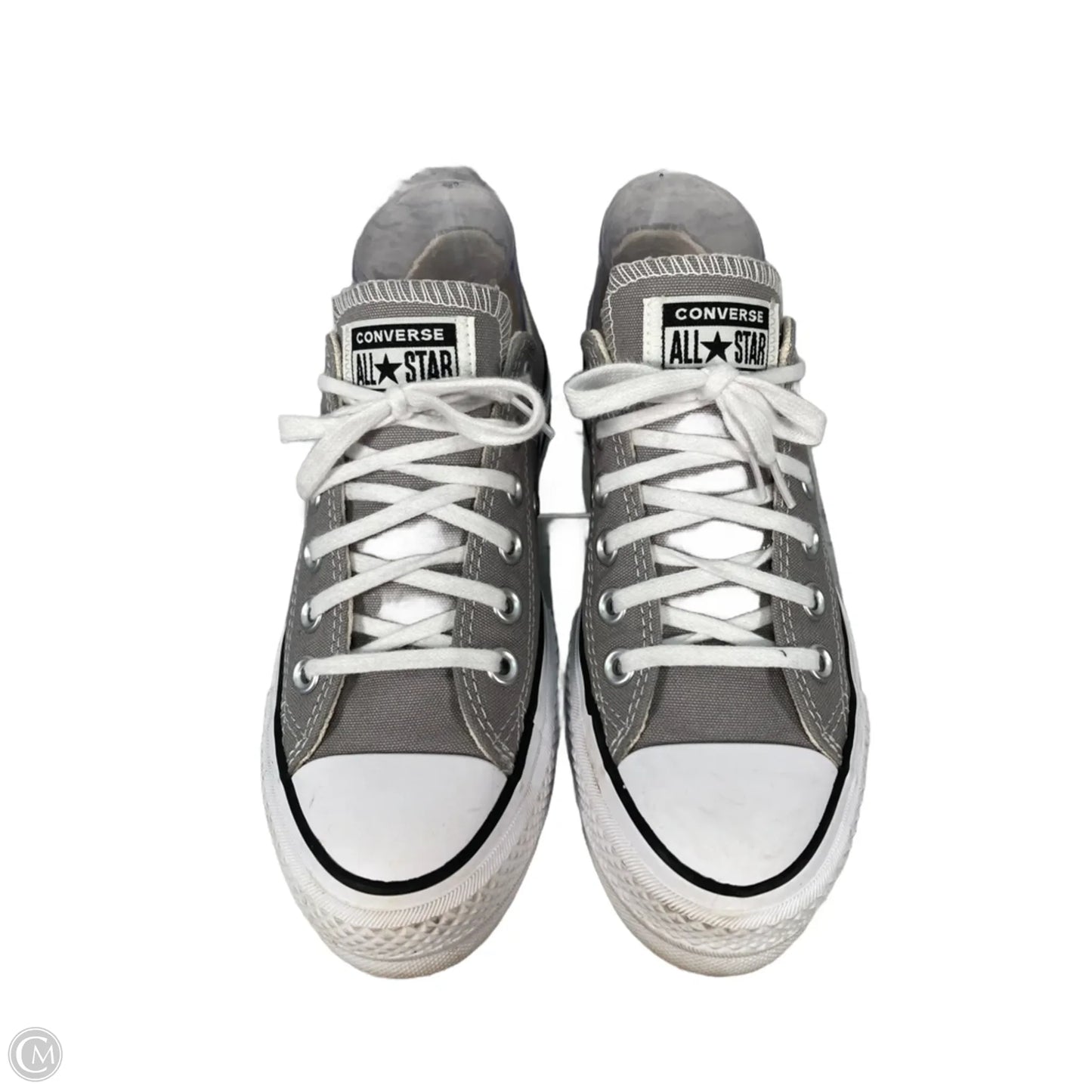Shoes Sneakers By Converse In Grey & White, Size: 5.5