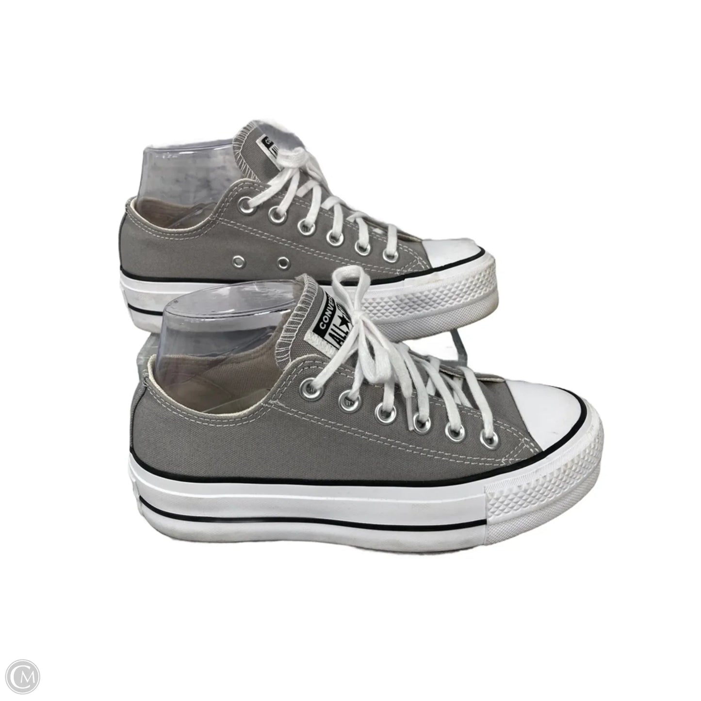 Shoes Sneakers By Converse In Grey & White, Size: 5.5