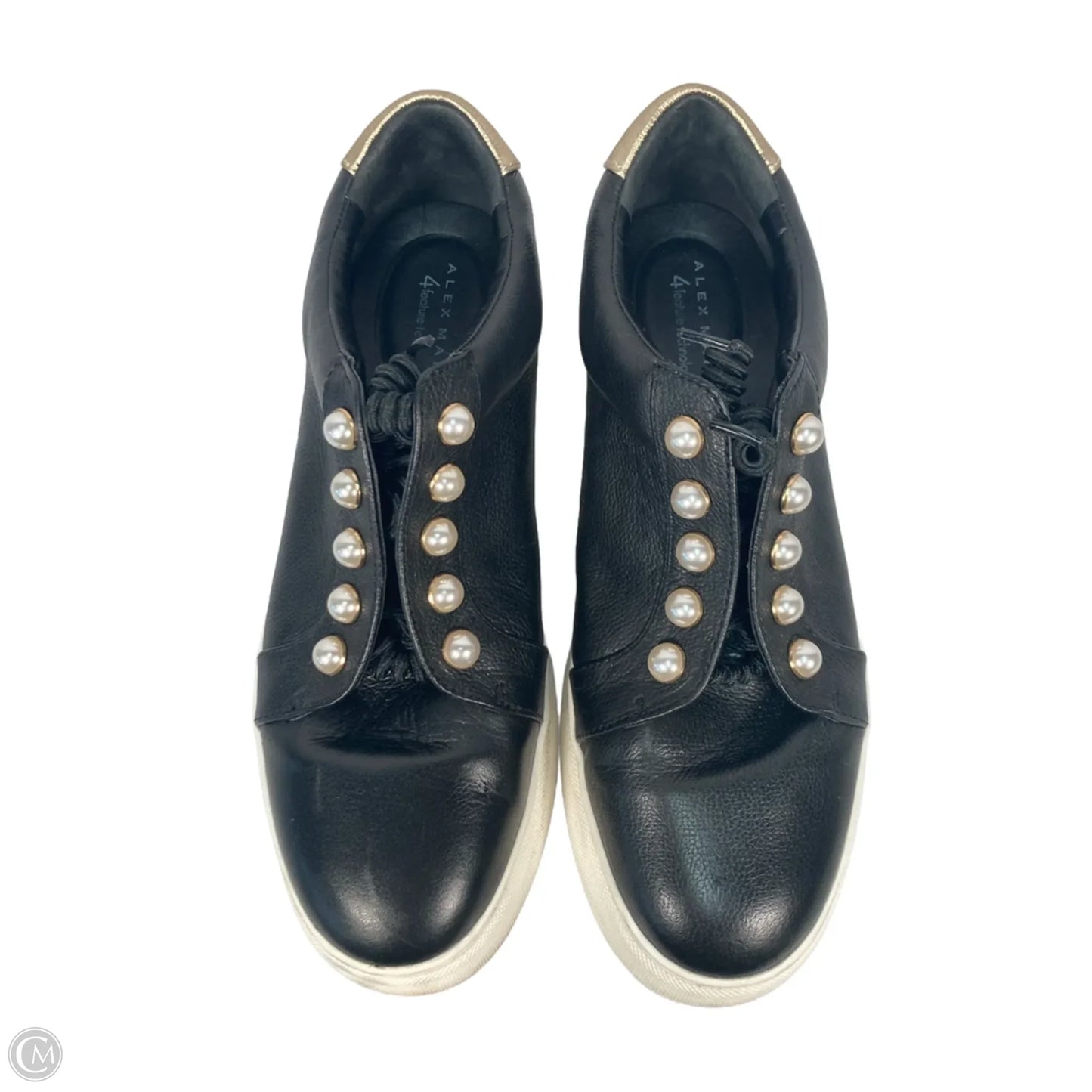 Shoes Sneakers By Alex Marie In Black, Size: 8.5