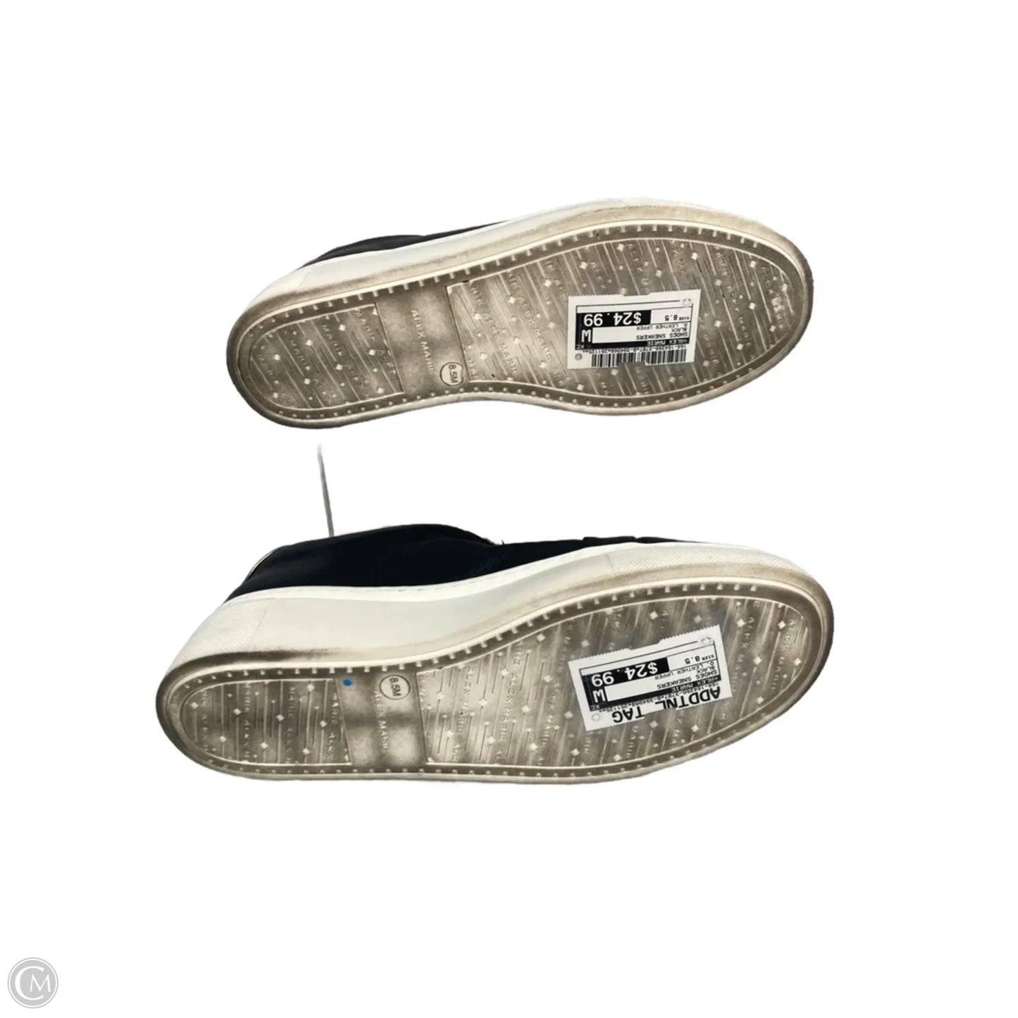 Shoes Sneakers By Alex Marie In Black, Size: 8.5