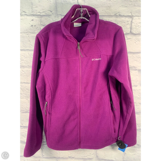 Jacket Fleece By Columbia In Purple, Size: Xl