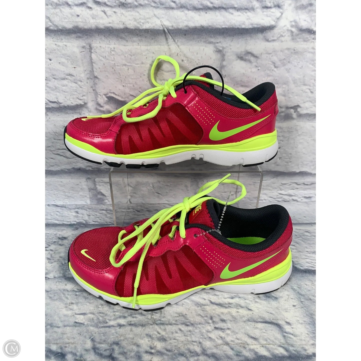 Shoes Athletic By Nike In Green & Pink, Size: 7