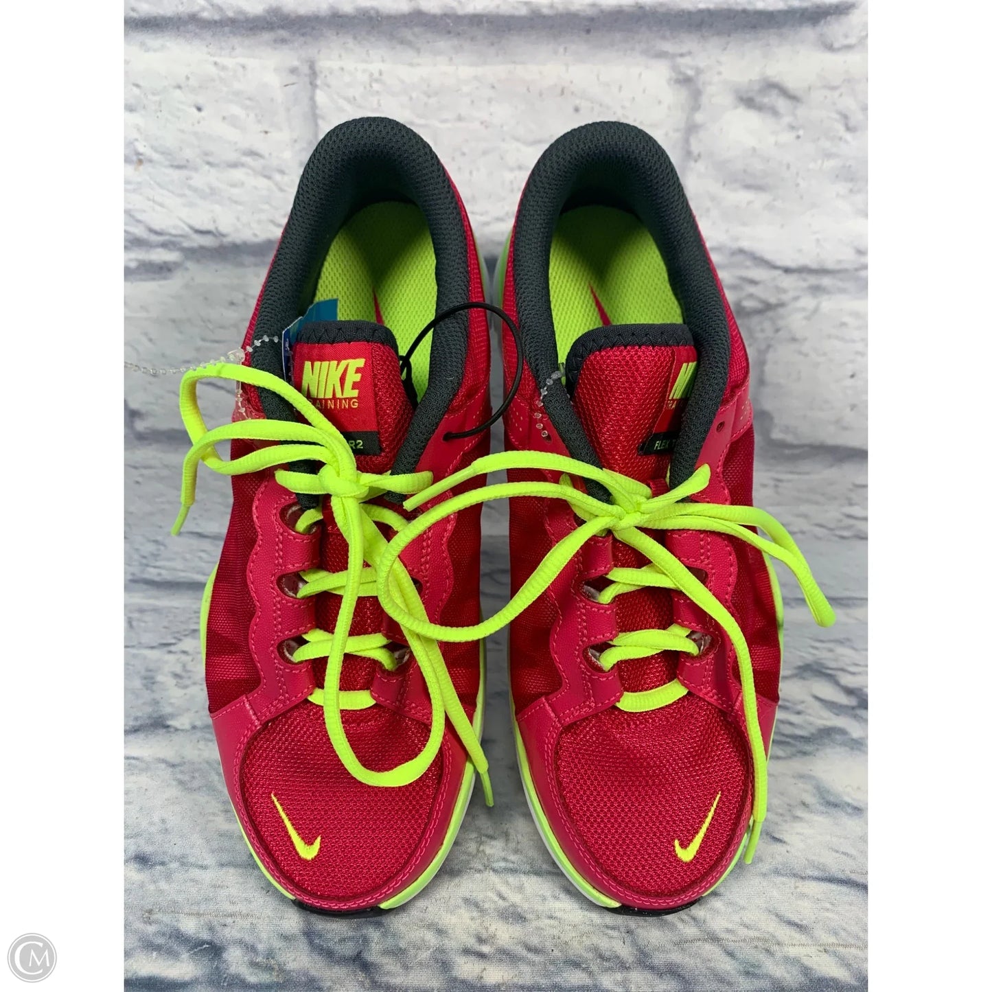 Shoes Athletic By Nike In Green & Pink, Size: 7