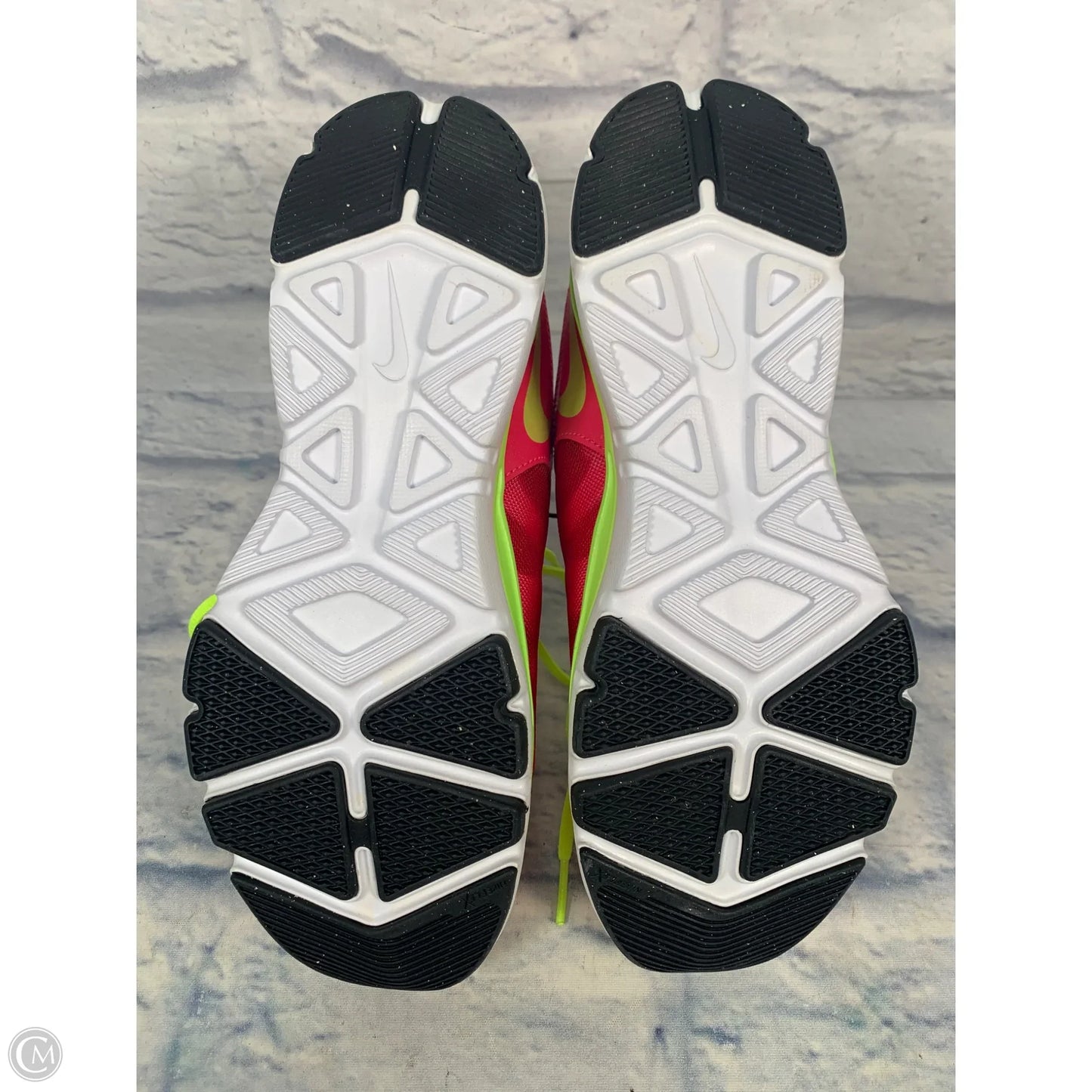 Shoes Athletic By Nike In Green & Pink, Size: 7