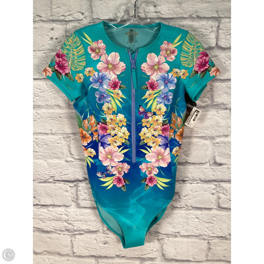 Swimsuit By Johnny Was In Blue, Size: S