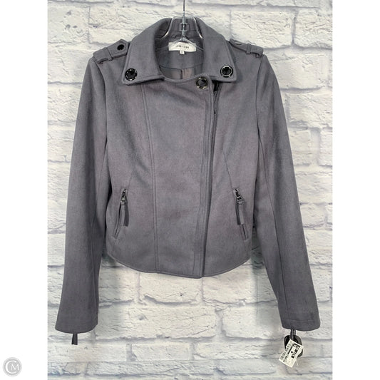Jacket Moto By John + Jenn In Grey, Size: S