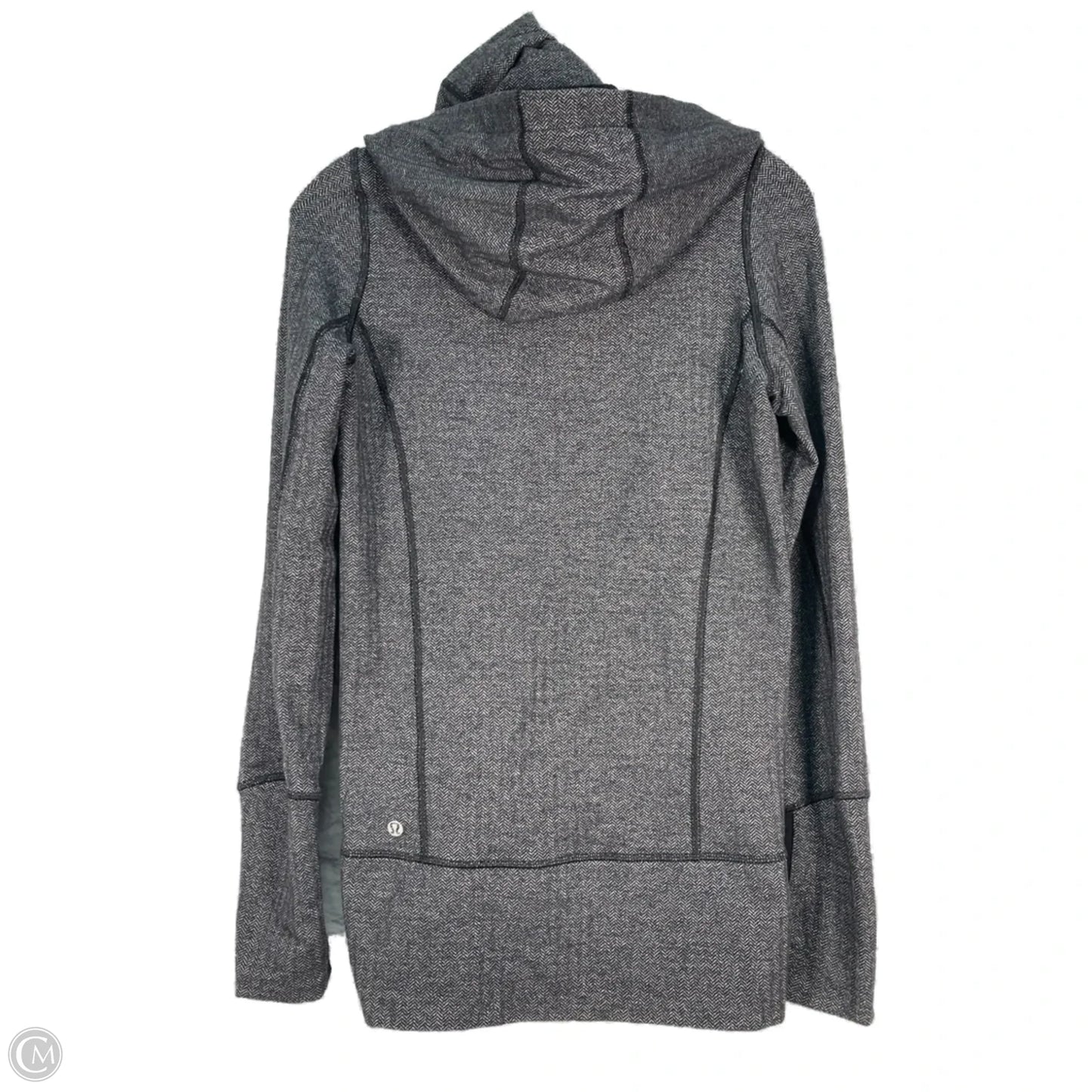 Athletic Jacket By Lululemon In Grey, Size: S