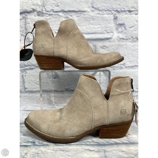 Boots Ankle Heels By Born In Tan, Size: 8