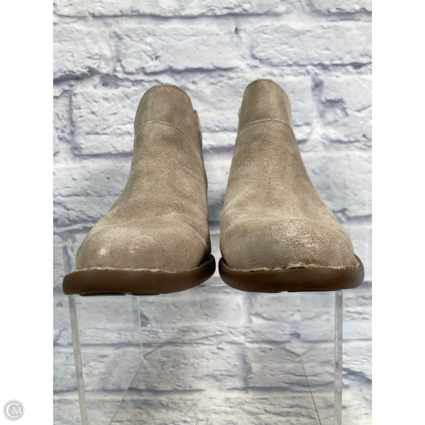 Boots Ankle Heels By Born In Tan, Size: 8