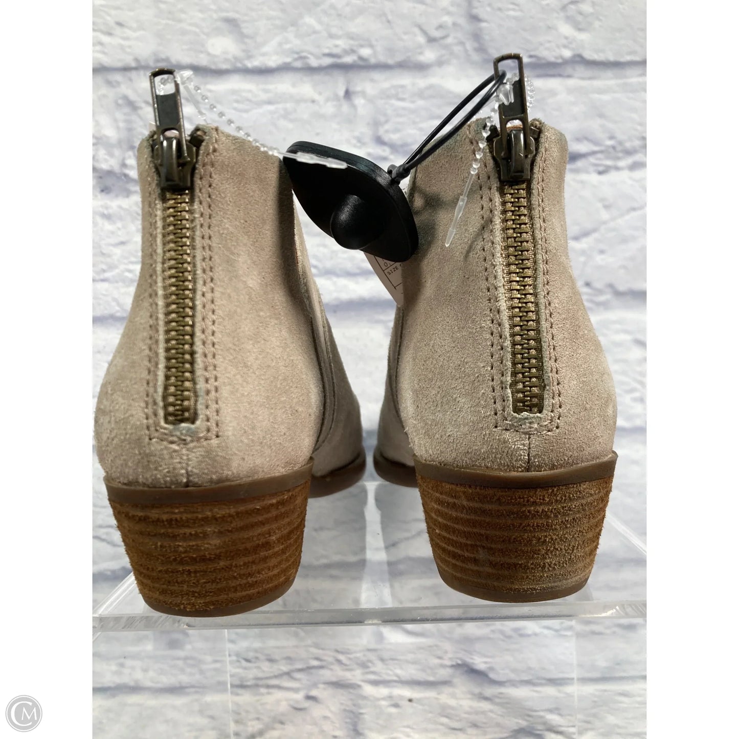 Boots Ankle Heels By Born In Tan, Size: 8