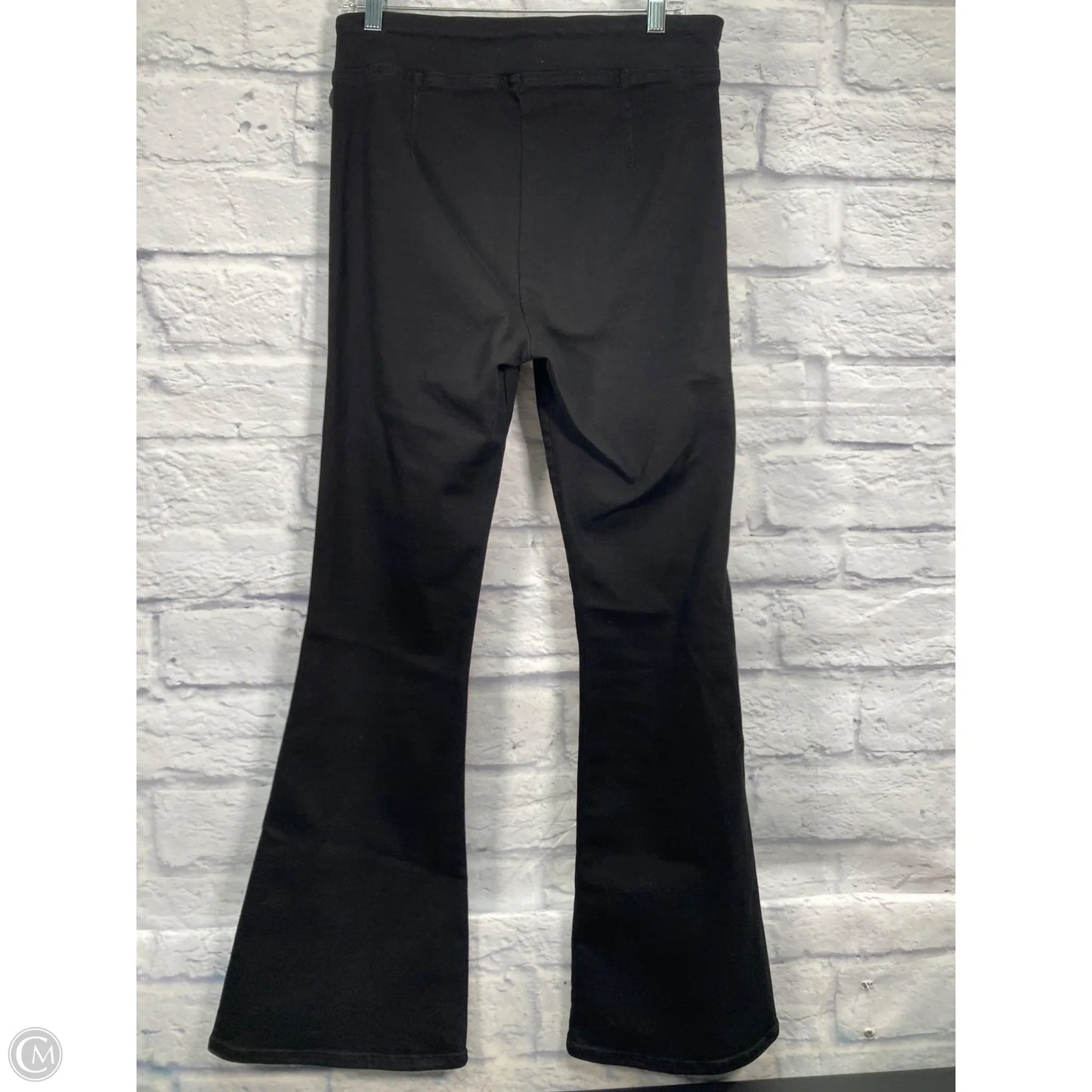 Jeans Flared By Frame In Black Denim, Size: 10