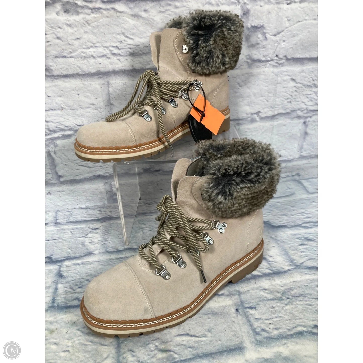 Boots Hiking By Sam Edelman In Tan, Size: 7.5