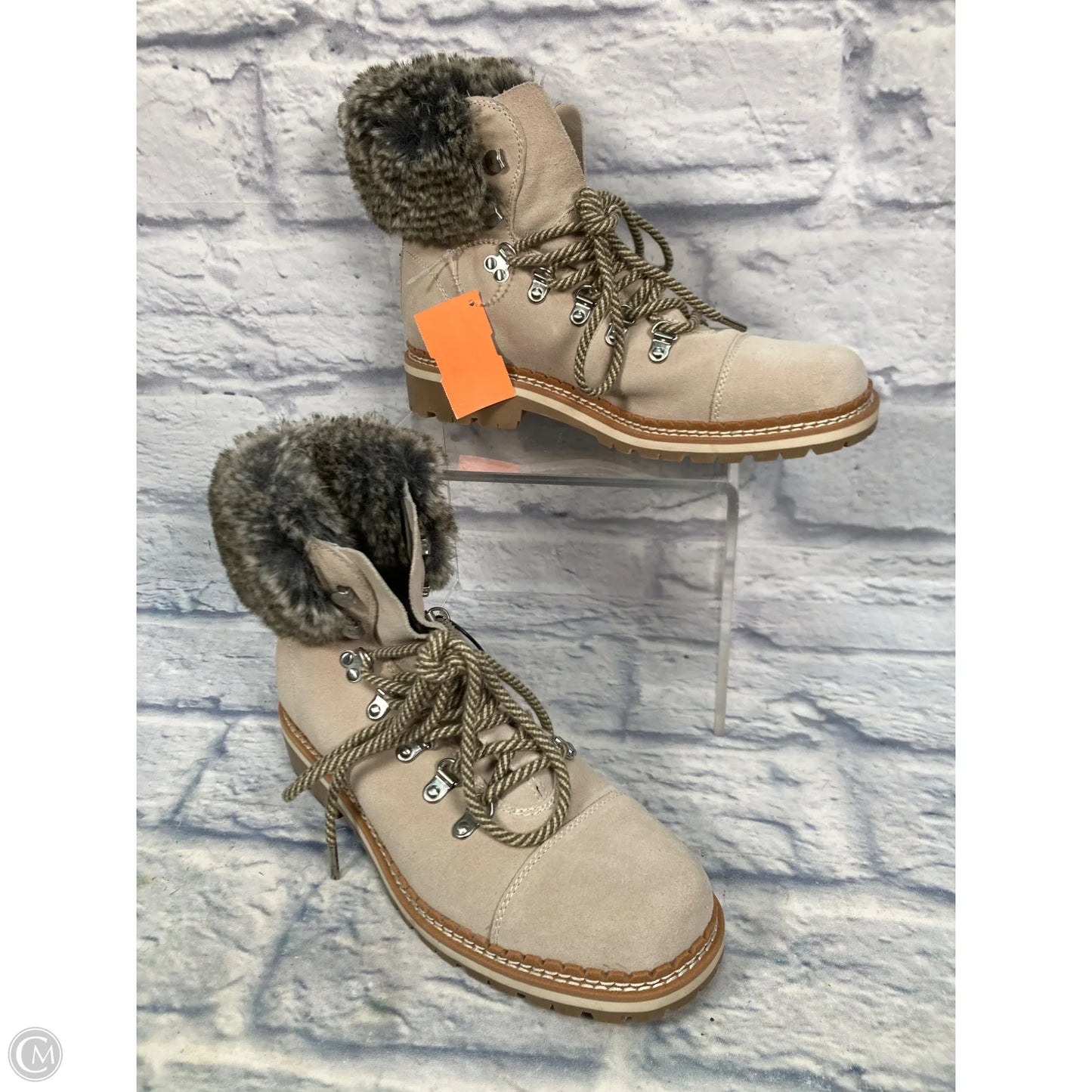 Boots Hiking By Sam Edelman In Tan, Size: 7.5