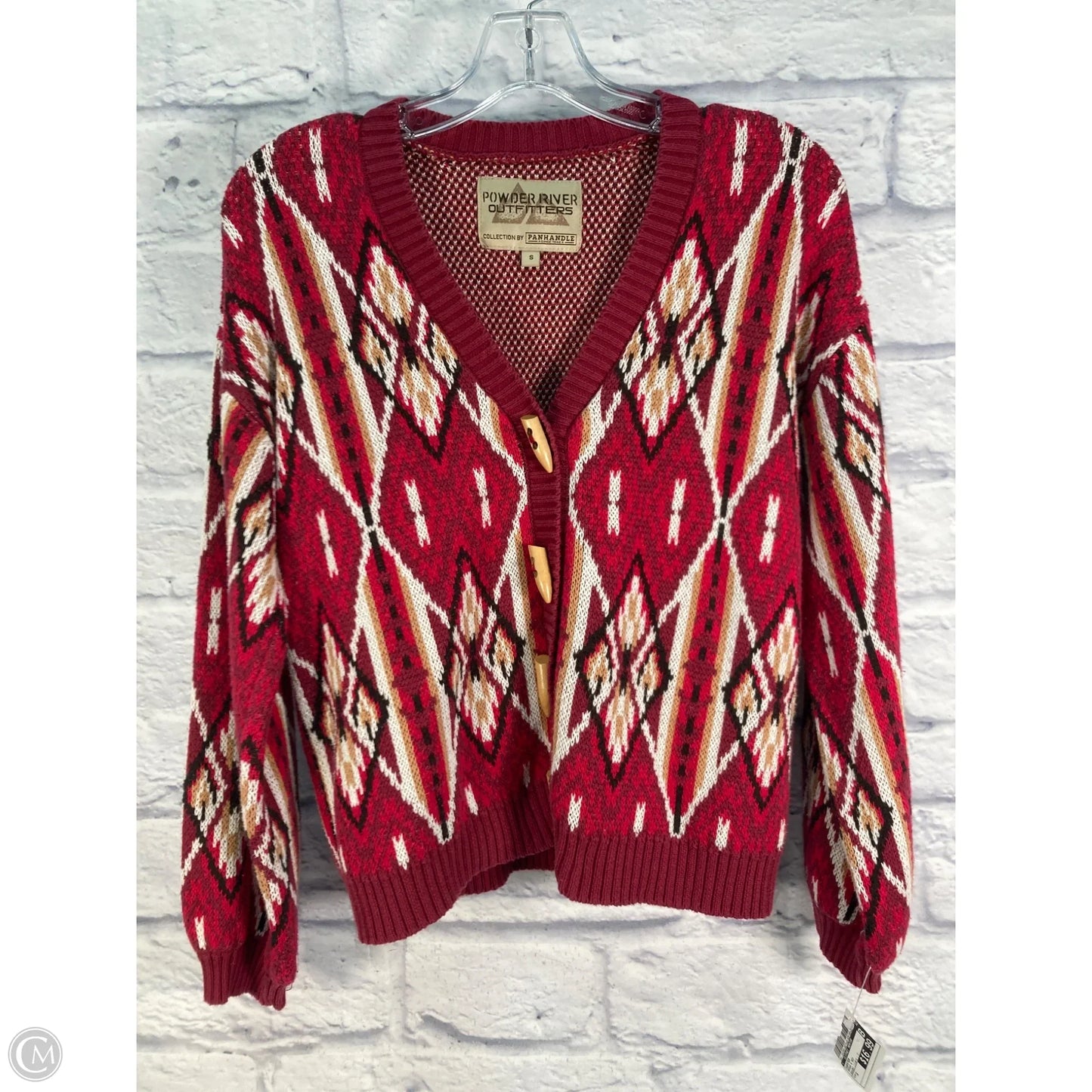 Sweater By Clothes Mentor In Brown & Red, Size: S