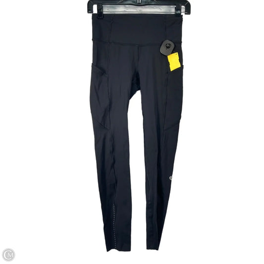 Athletic Leggings By Lululemon In Black, Size: S