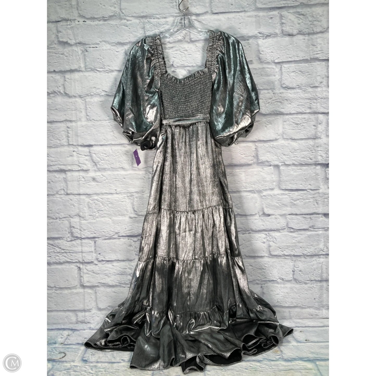 Dress Party Long By A Loves A In Silver, Size: Xl