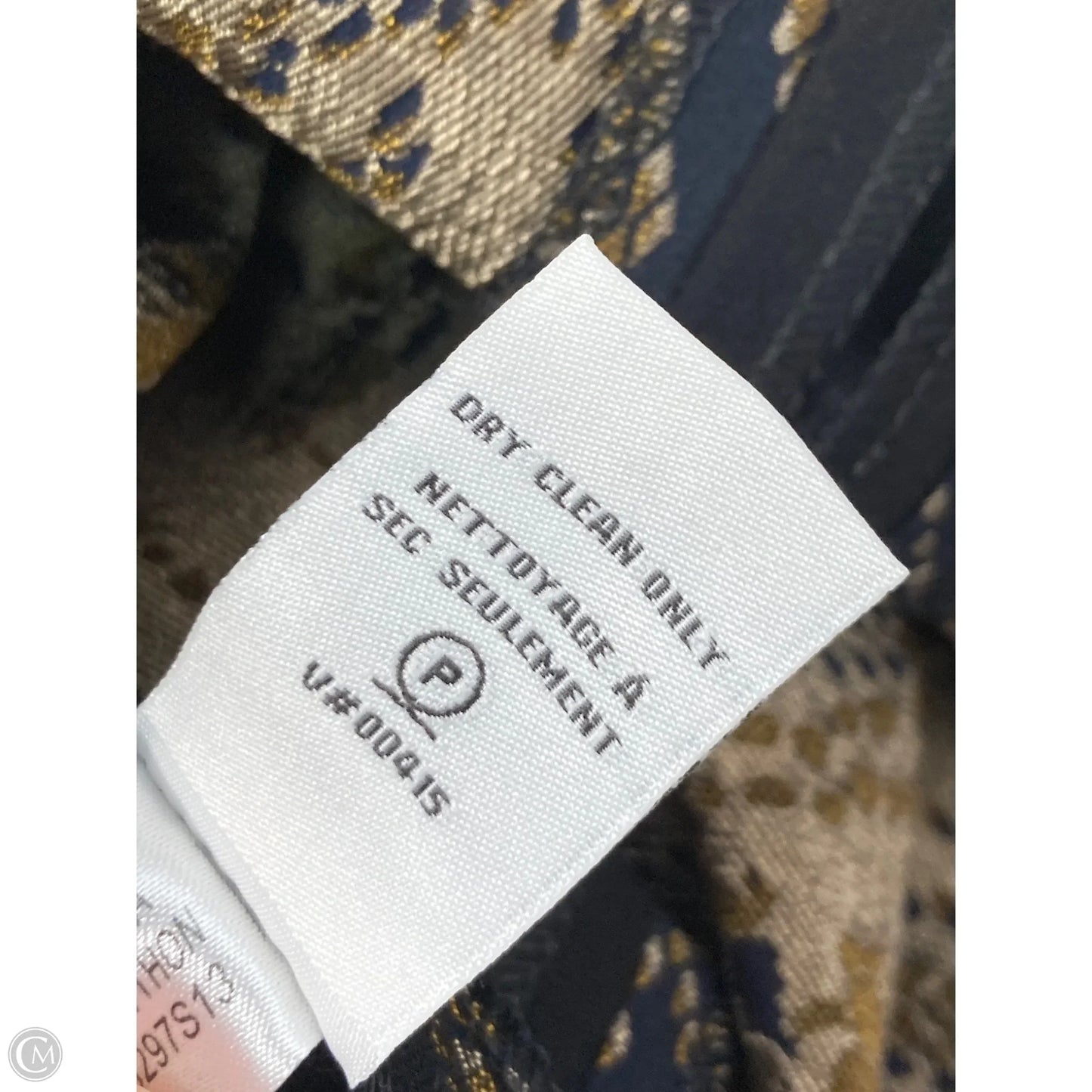 Skirt Designer By Diane Von Furstenberg In Black & Blue, Size: 4