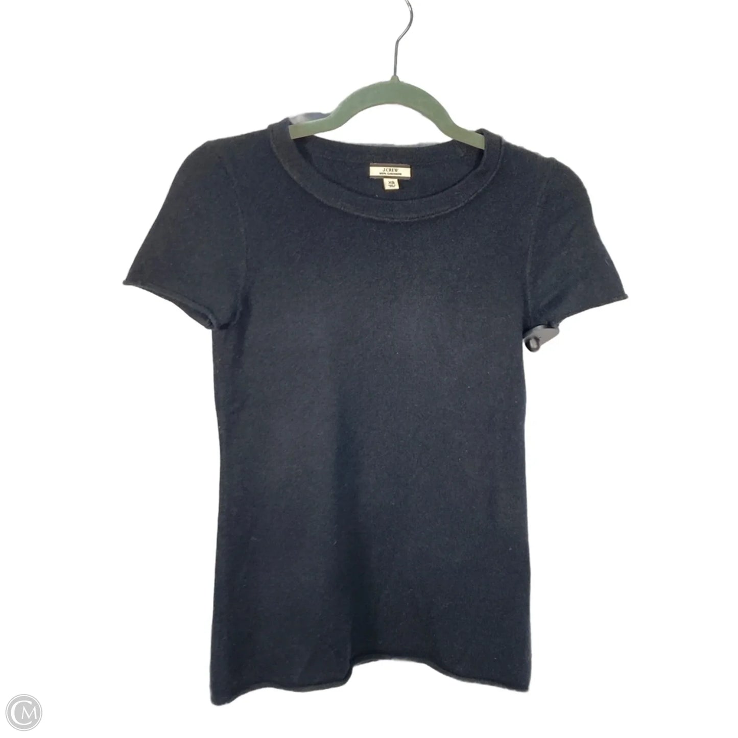Sweater Short Sleeve By J. Crew In Black, Size: Xs
