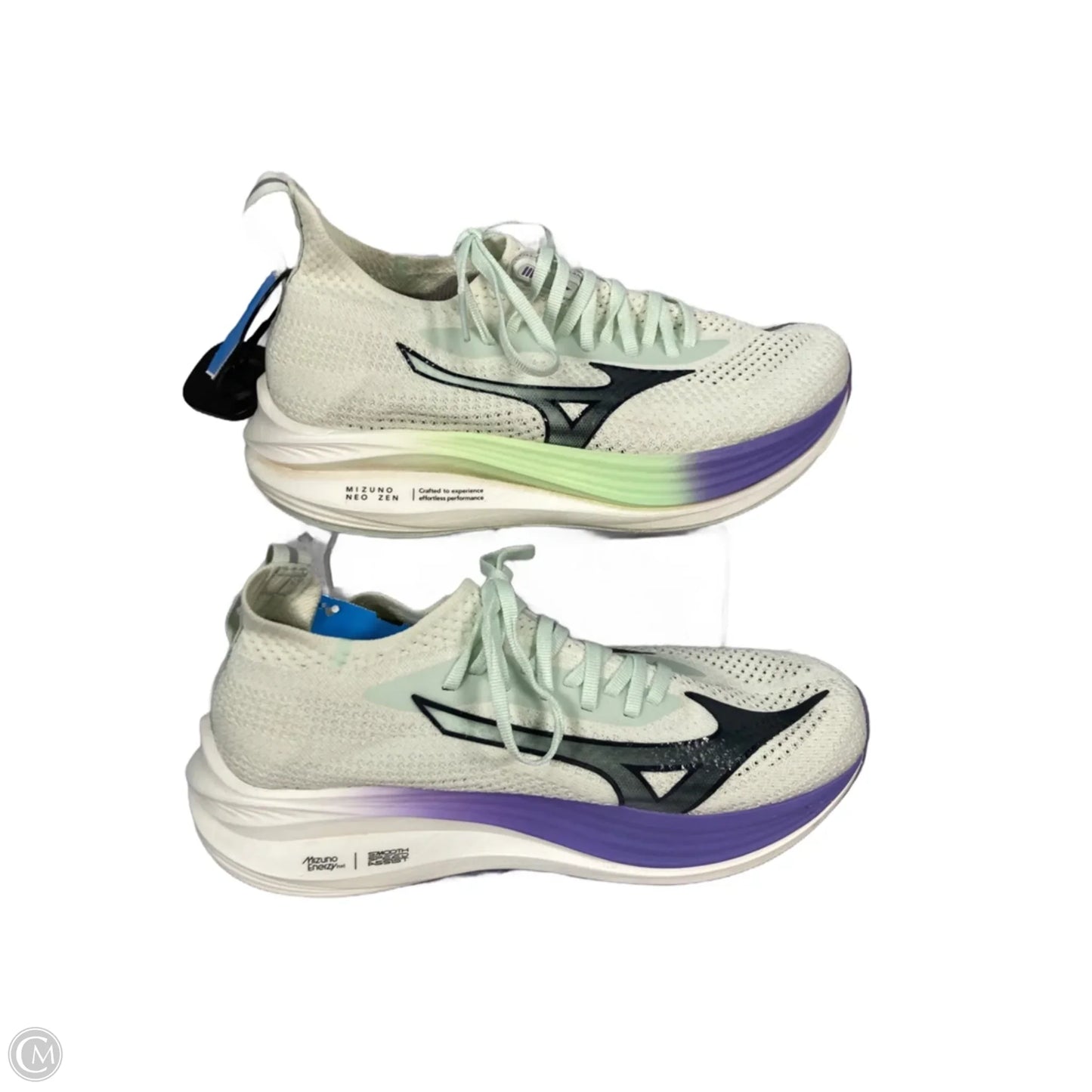 Shoes Athletic By Mizuno In Green & Purple, Size: 10