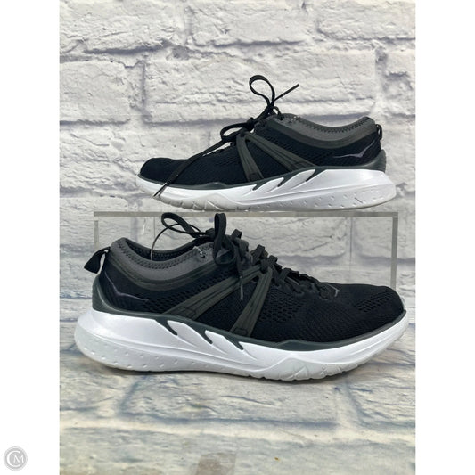 Shoes Athletic By Hoka In Black & White, Size: 9