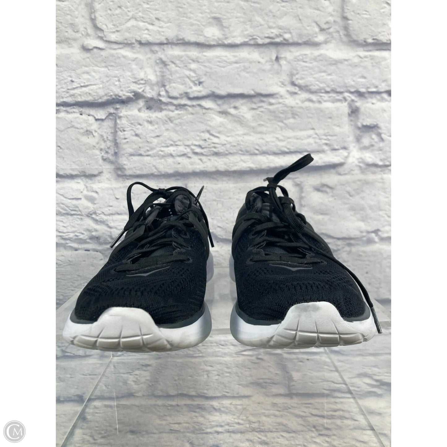 Shoes Athletic By Hoka In Black & White, Size: 9