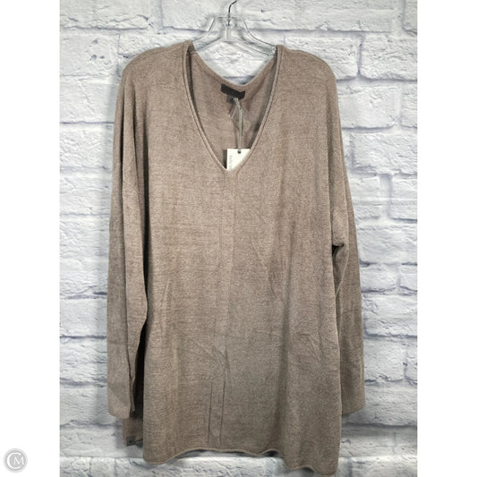 Sweater By Barefoot Dreams In Taupe, Size: 3x