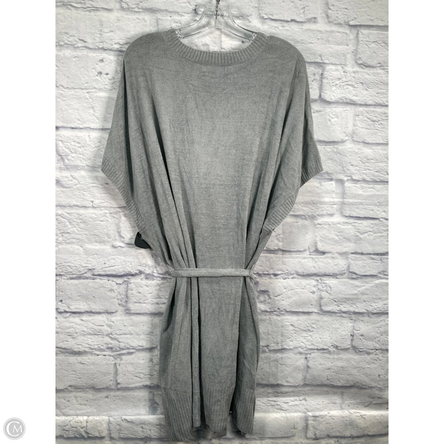 Sweater Short Sleeve By Barefoot Dreams In Grey, Size: 3x