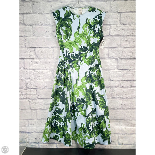 Dress Party Midi By Maeve In Blue & Green, Size: Xsp